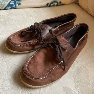 Brown Boy’s Sperry-Look Alike Loafers